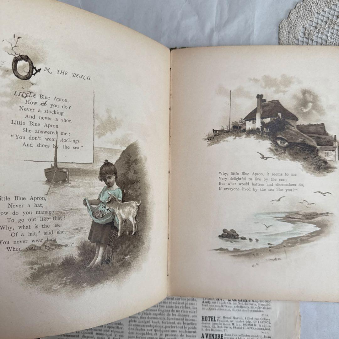 稀少すぎるアンティーク絵本　1888年アーネストニースター洋書ヴィクトリアン古書