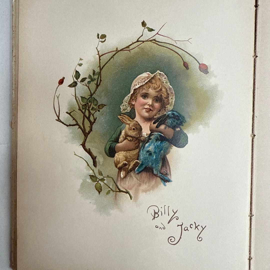 稀少すぎるアンティーク絵本　1888年アーネストニースター洋書ヴィクトリアン古書