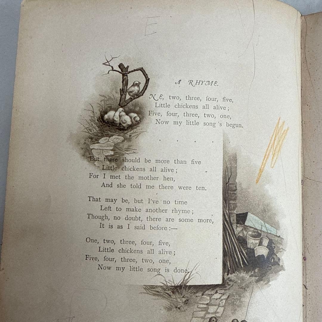 稀少すぎるアンティーク絵本　1888年アーネストニースター洋書ヴィクトリアン古書