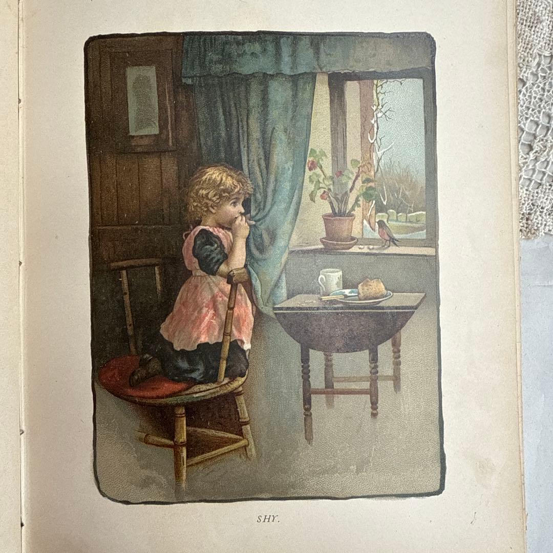 稀少すぎるアンティーク絵本　1888年アーネストニースター洋書ヴィクトリアン古書