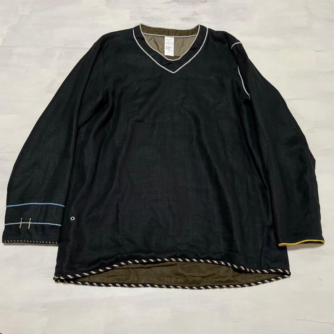 美品　shantii シャンティ　リネン　プルオーバー　日本製