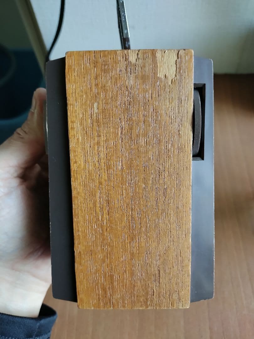 レトロ ランタンラジオ 木製仕上げ