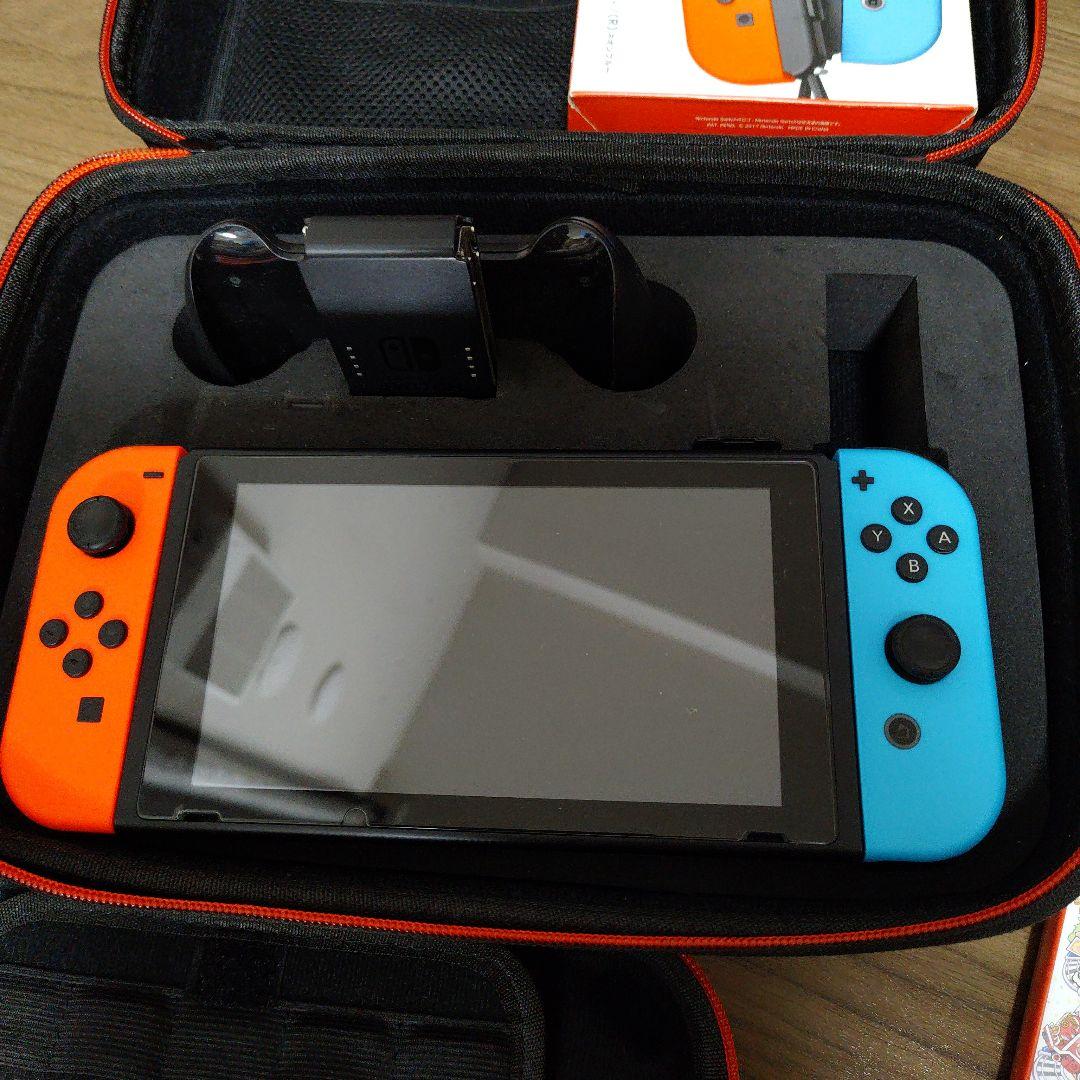 【動作確認済】Nintendo Switch 本体 ゲームソフト5本付き