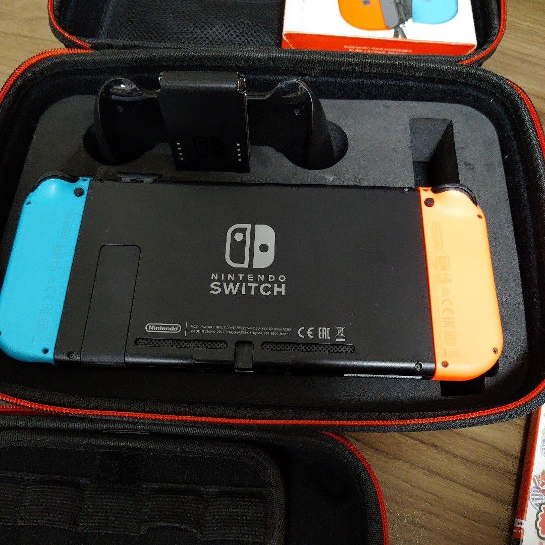【動作確認済】Nintendo Switch 本体 ゲームソフト5本付き