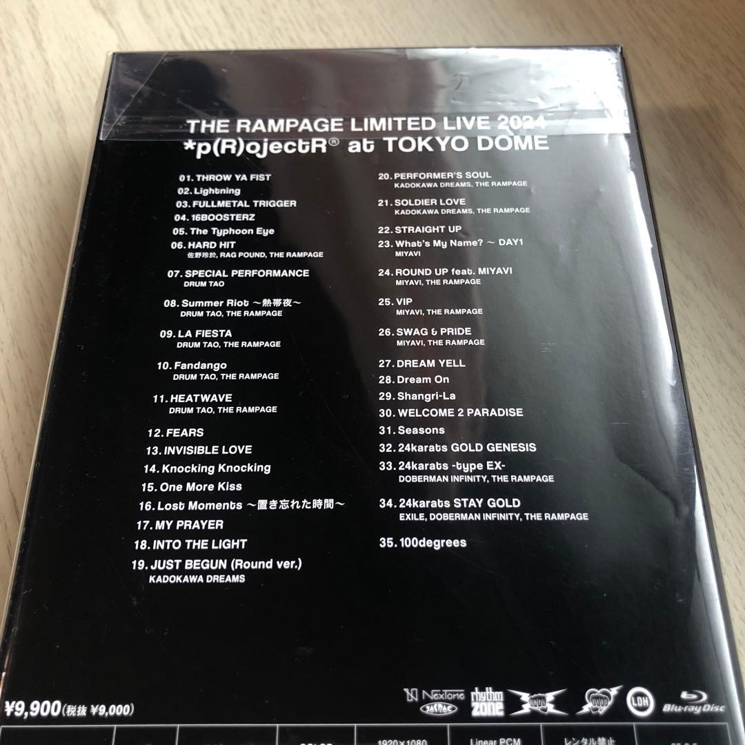 THE RAMPAGE p(R)ojectR 東京ドームライブBlu-ray