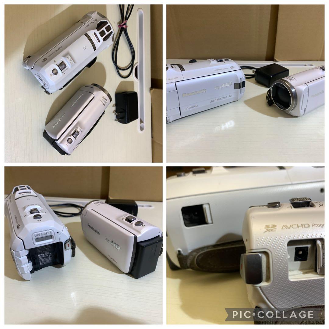 【2個セット現状品】パナソニック　①HC-V360M ② HC-W850M