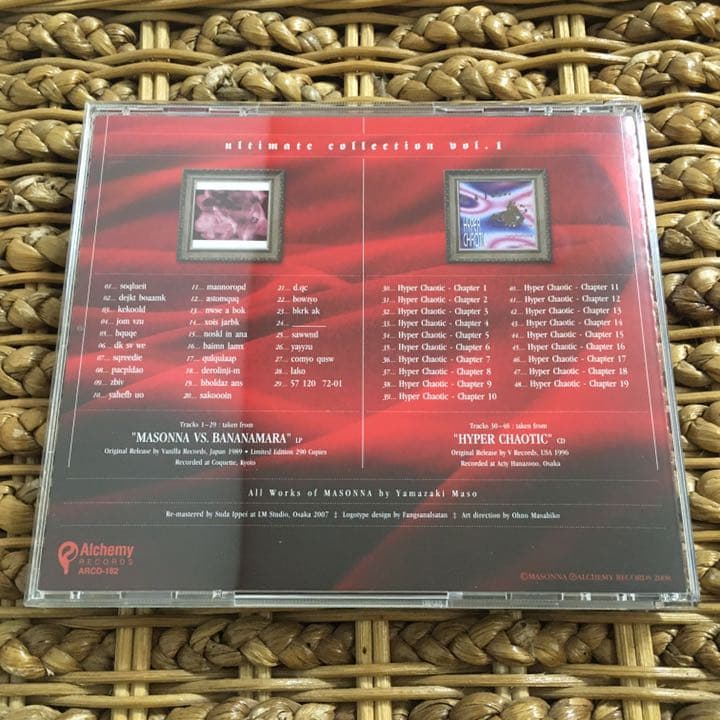 MASONNA / ULTIMATE COLLECTION サイン有 レア 希少