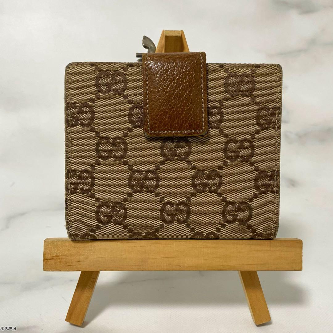 GUCCI＊グッチ＊折財布＊ライトブラウン✨