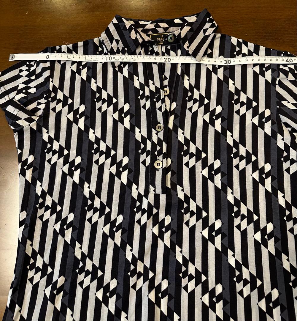 【FENDI】半袖ポロシャツ 46 フェンディ