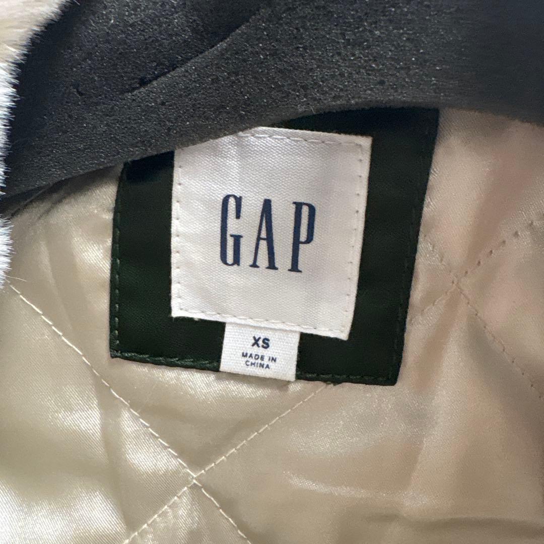 GAP ボア襟付きミリタリージャケット XS