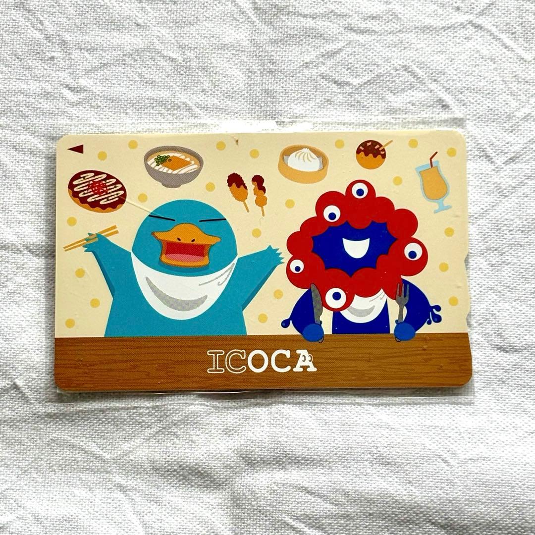 万博　残高ゼロ　万博記念ICOCA 合皮パスケース　ミャクミャク　イコちゃん