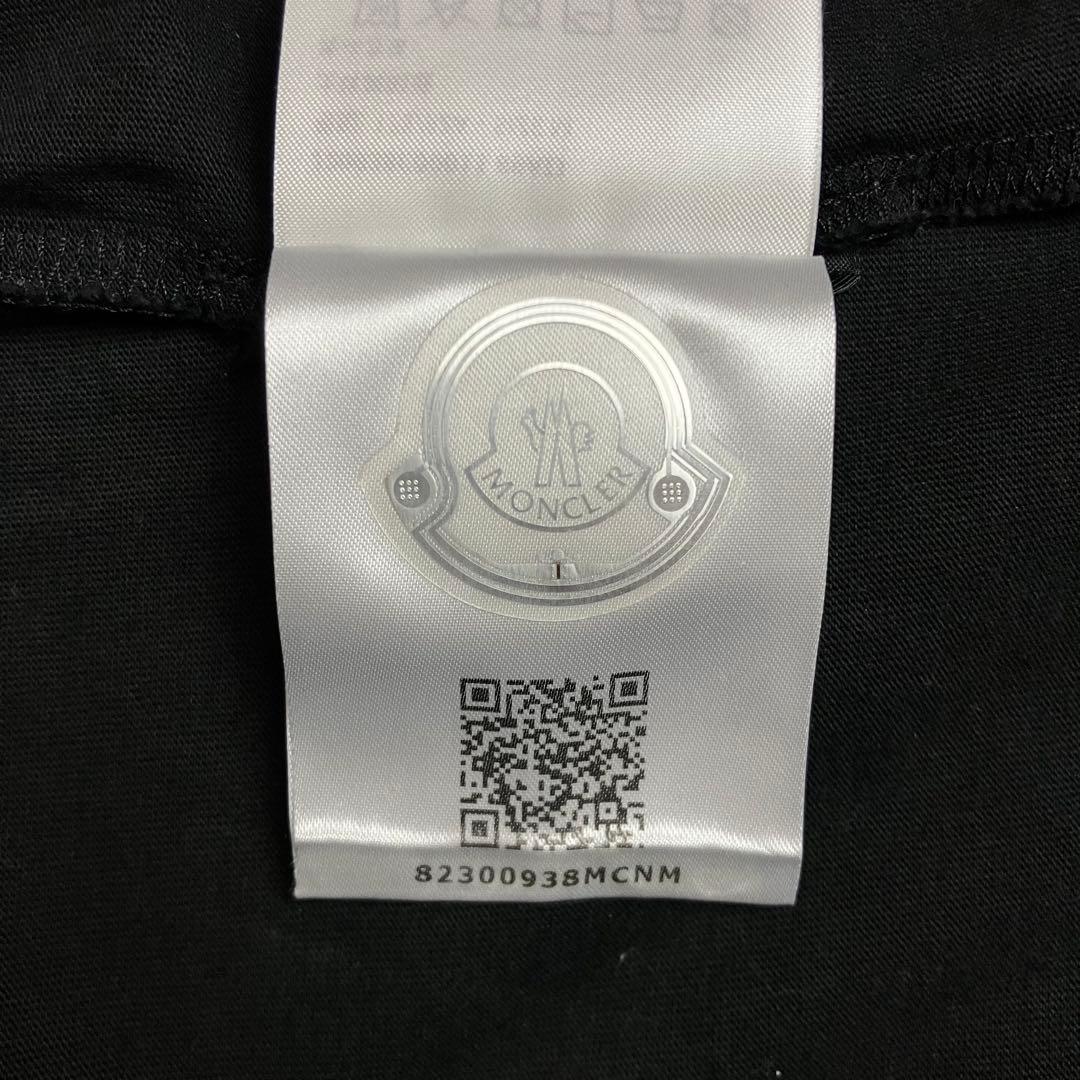 【美品】 MONCLER モンクレール 刺繍ロゴ ワッペン Tシャツ Mサイズ