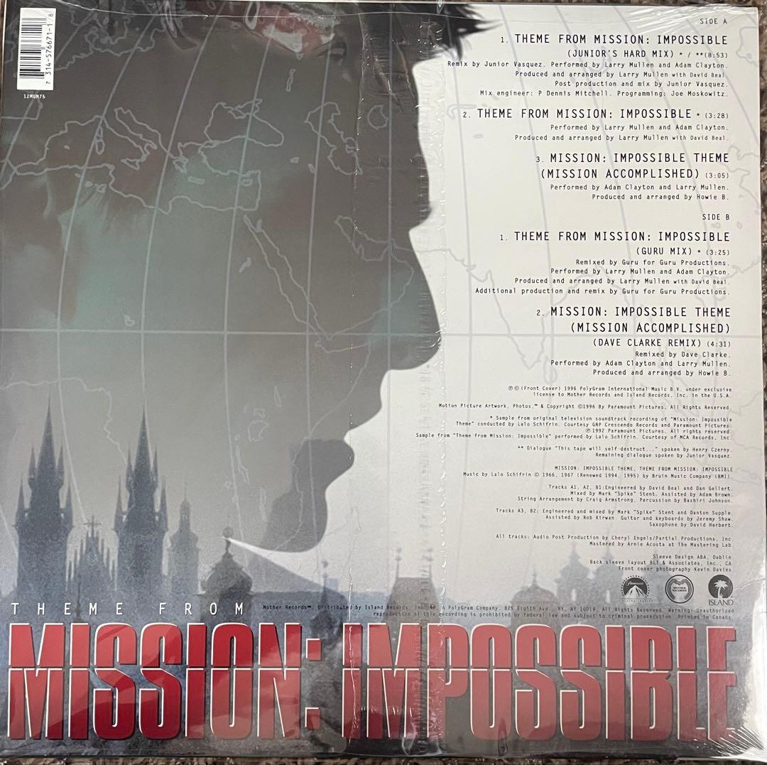 Theme From Mission: Impossible ※新品・未開封盤