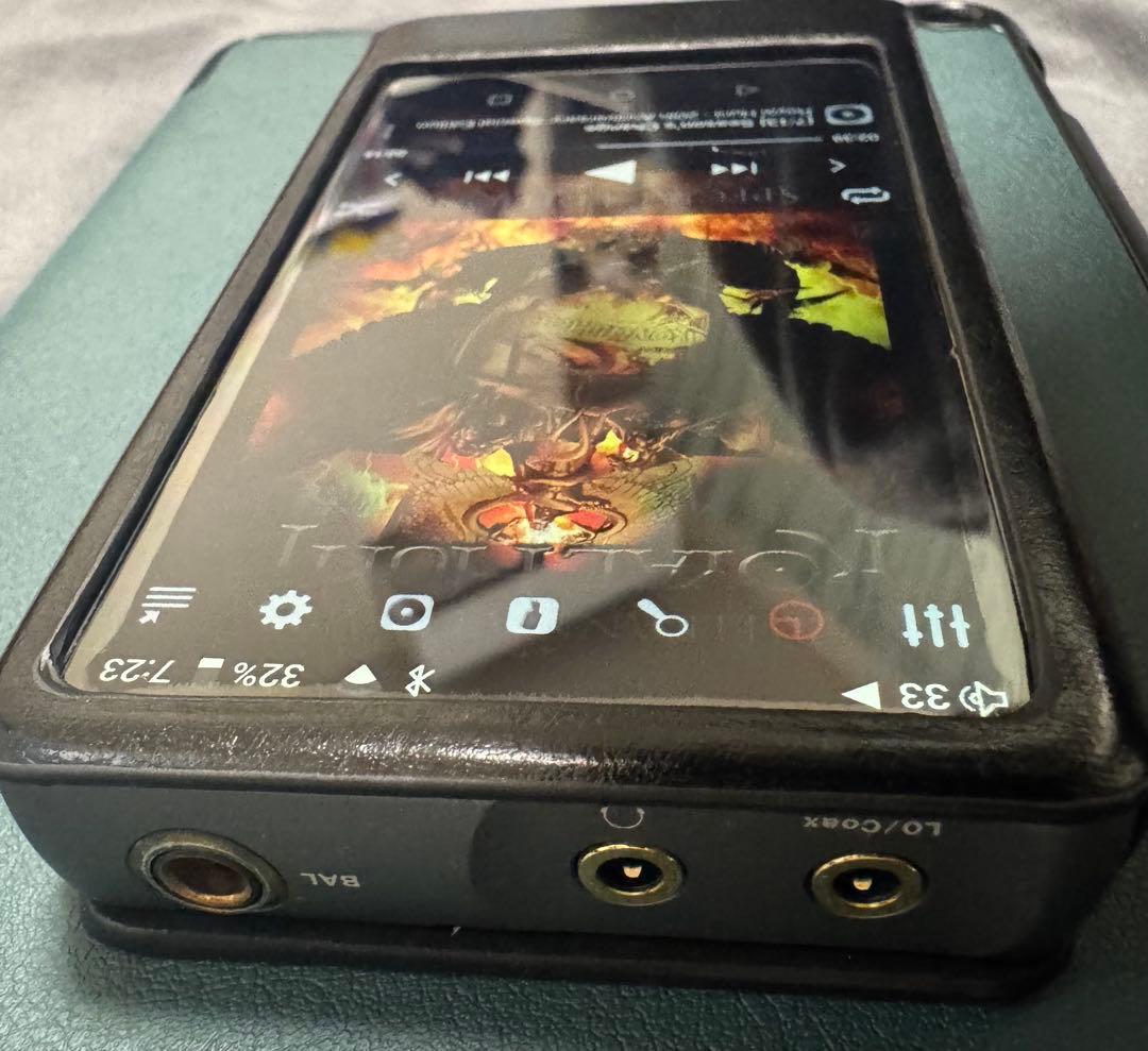 AKG ヘッドホン　hiby R6 pro AL レザーケース　ポーチ　名機