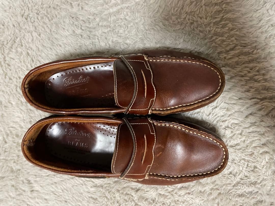 Paraboot BEAMS別注 デッキシューズ ローファー