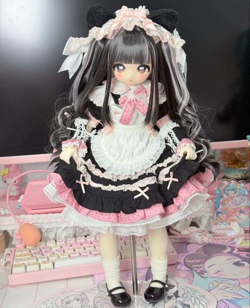 MDD MSD ドール 1/4 ドレス メイド服 ディーラー様製 8点セット