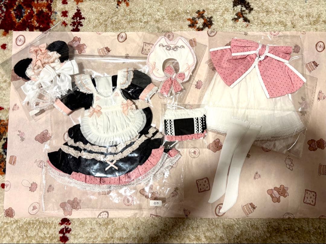 MDD MSD ドール 1/4 ドレス メイド服 ディーラー様製 8点セット
