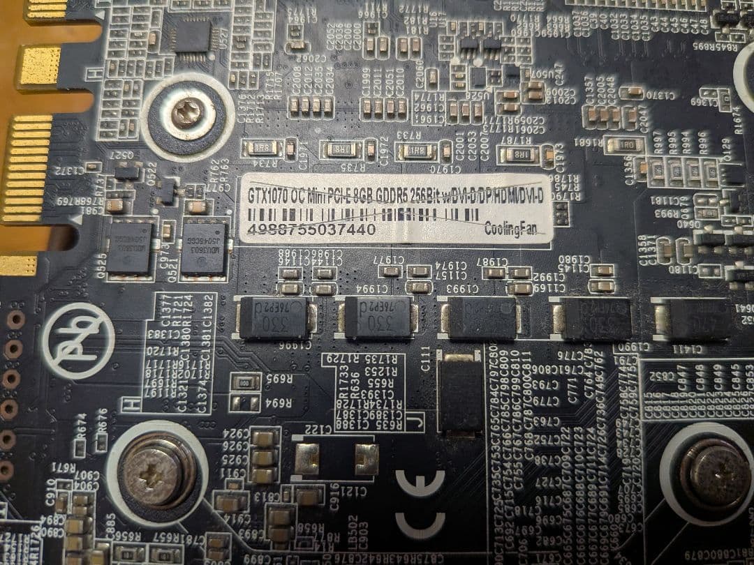 GTX 1070 8GB GDDR5 グラフィックボード　ジャンク