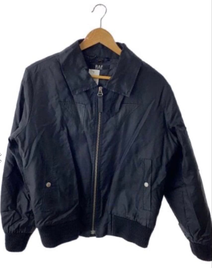 た*ゆ様 raf by raf simons レザー切り替えナイロンブルゾン