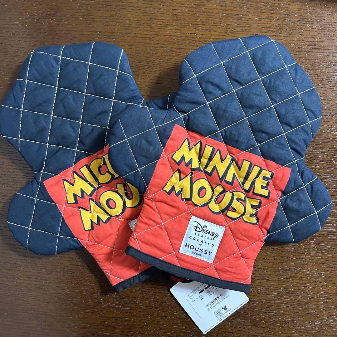 未使用　マウジー　ディズニー　コラボ　キッチンミトン　鍋つかみ　ミッキー　ミニー