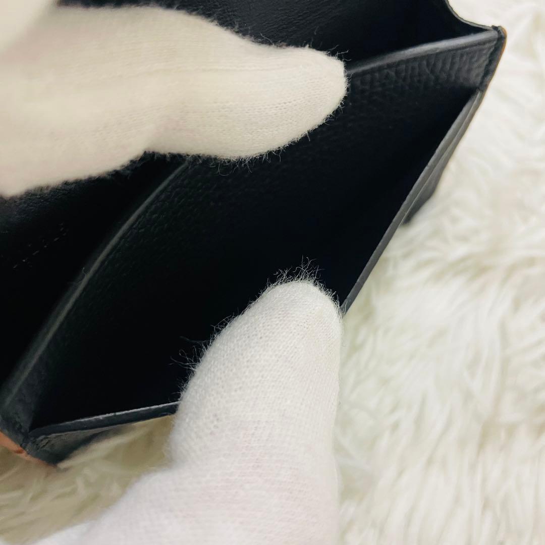 新品✨LOEWE 名刺入れ カードケース アナグラム レザー ブラック