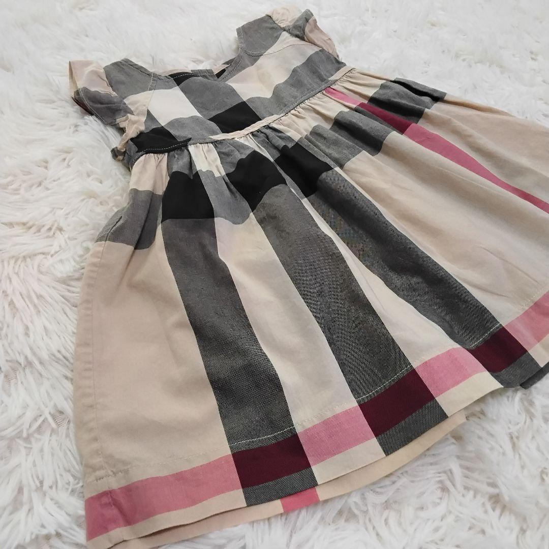 【極美品】BURBERRY チルドレン ノバチェック チェック柄 ワンピース