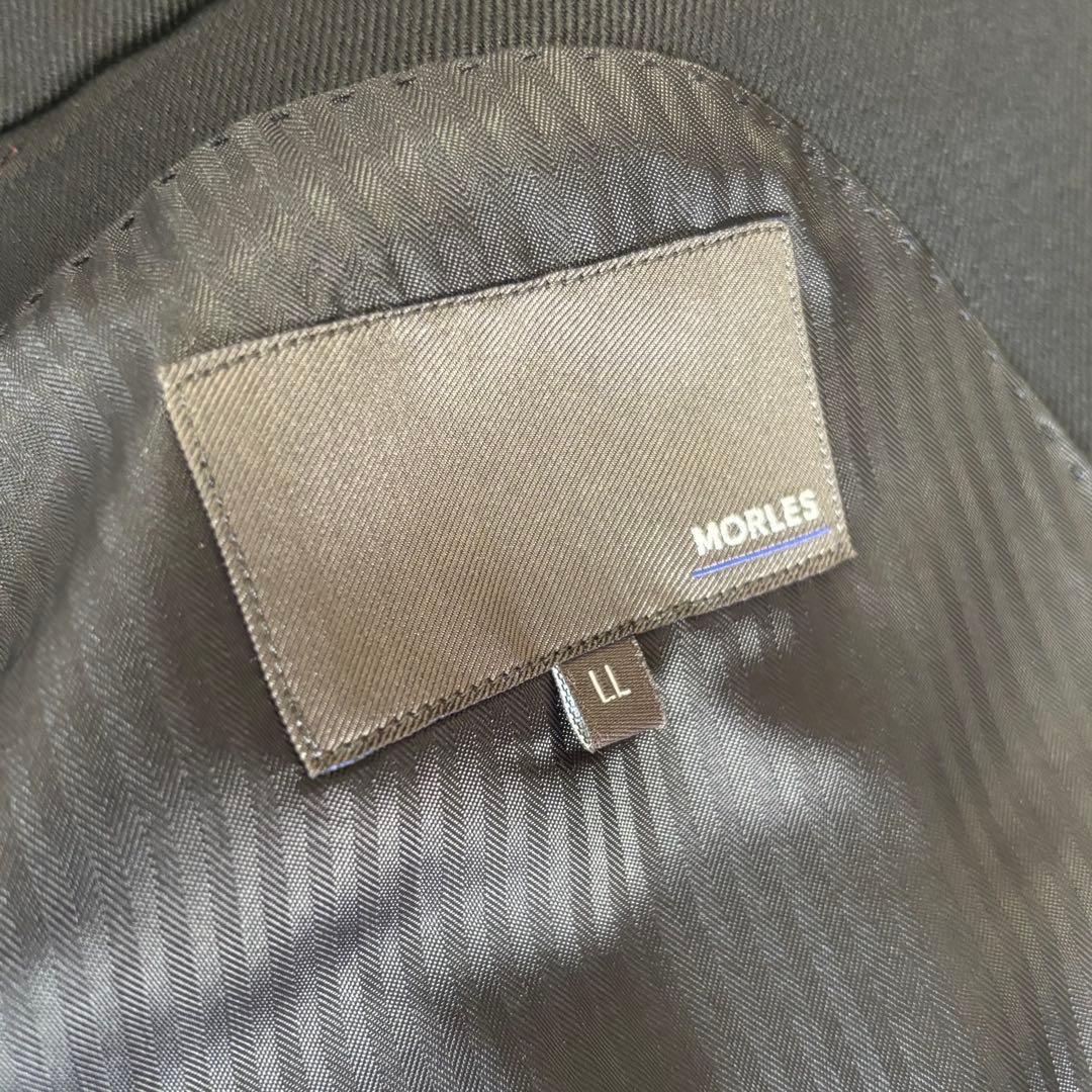 【美品】MORLES モアレス 金ボタン 紺ブレ ダブルジャケット