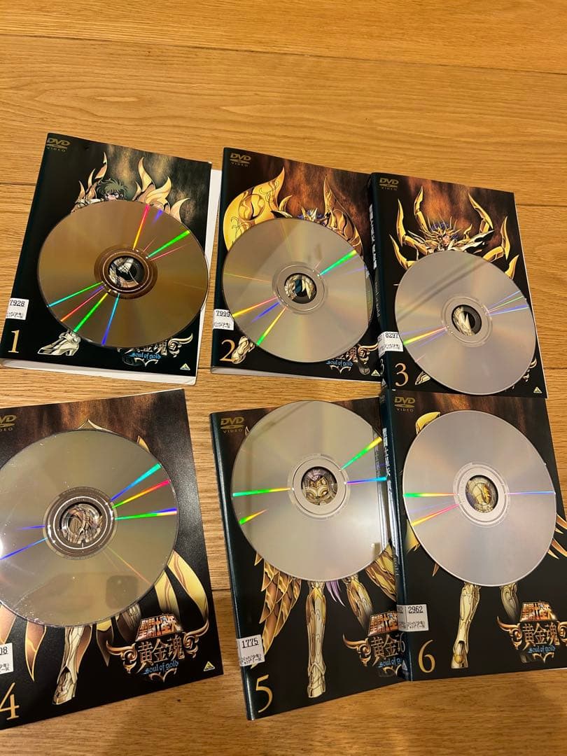 聖闘士星矢 黄金魂　全6巻セットレンタルUP dvd