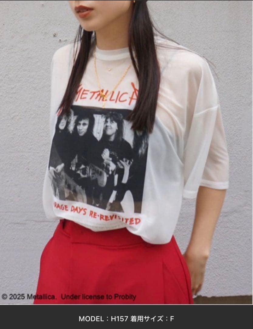 トップス ameri vintage MEDI LLICA SHEER TEE