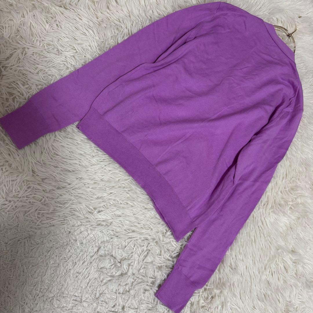 POLO RALPH LAUREN カーディガン パープルピンク XS 羽織り