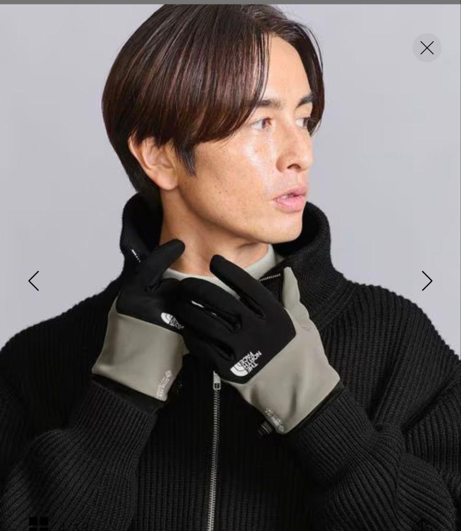 ノースフェイス ウインドストッパー イーチップグローブ
