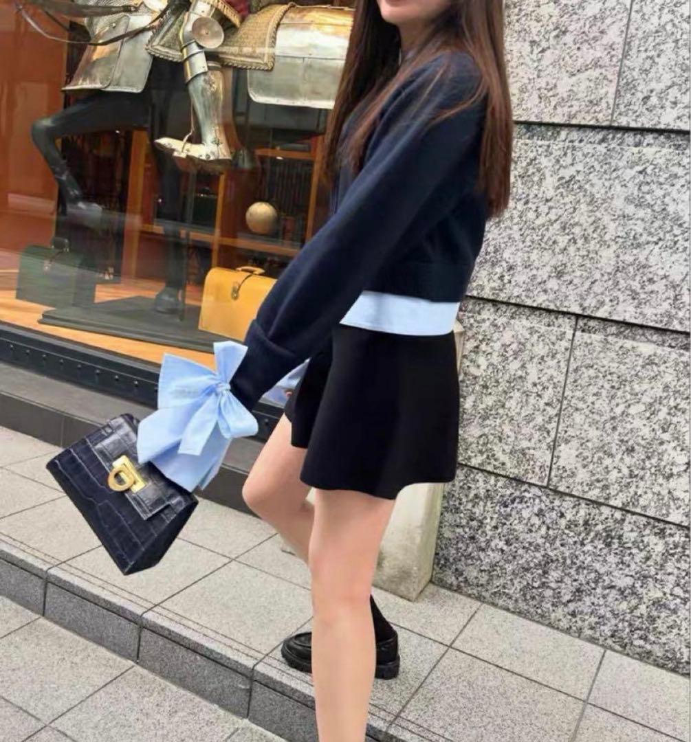 Bibiy ANGELIQUE KNIT色ネイビー