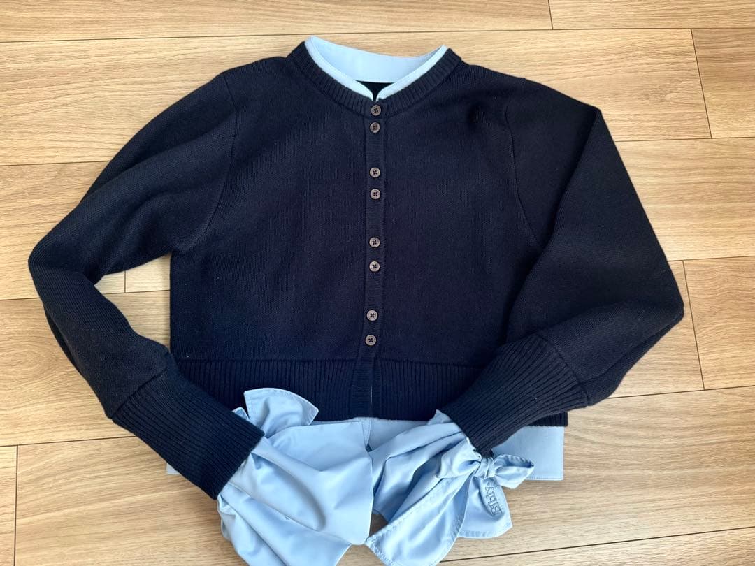 Bibiy ANGELIQUE KNIT色ネイビー