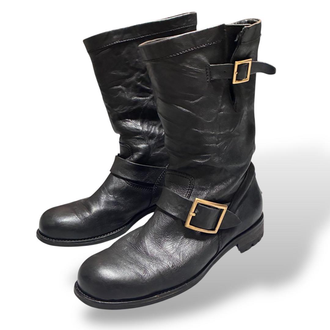 靴 JIMMY CHOO engineerboots grunge 37.5