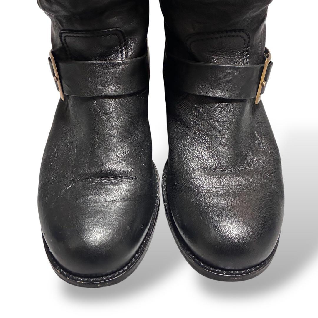 靴 JIMMY CHOO engineerboots grunge 37.5