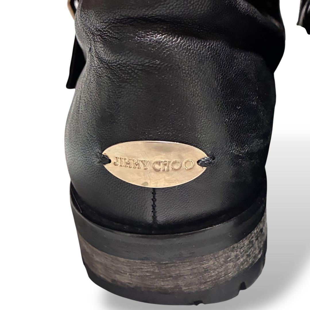 靴 JIMMY CHOO engineerboots grunge 37.5