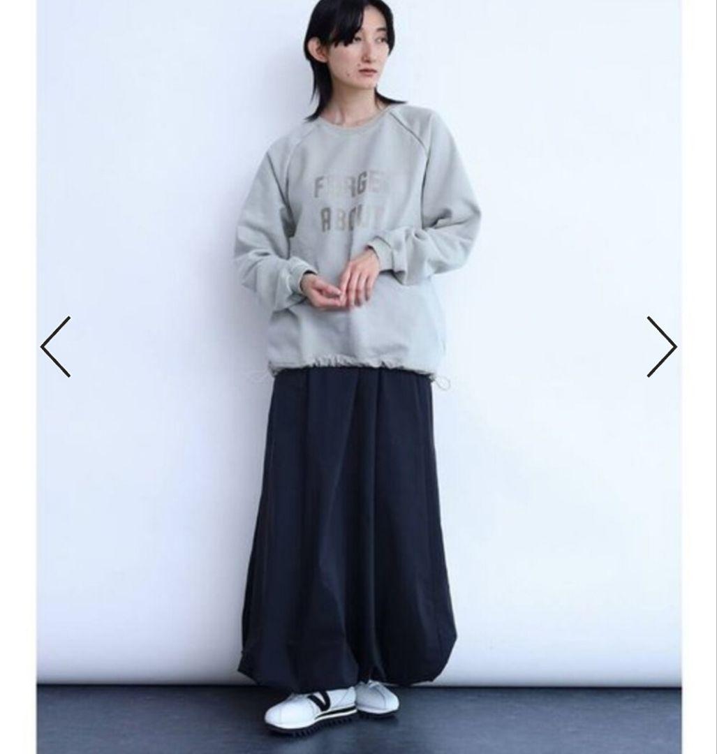 LASUD メッシュポーチ付バルーンスカート