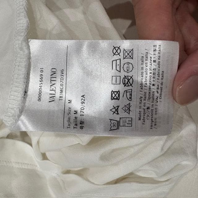 ヴァレンティノ コットン Tシャツ TB3MG07D3V6 M 170/92A