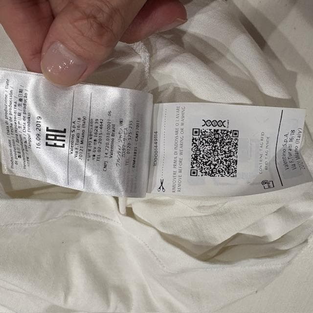 ヴァレンティノ コットン Tシャツ TB3MG07D3V6 M 170/92A
