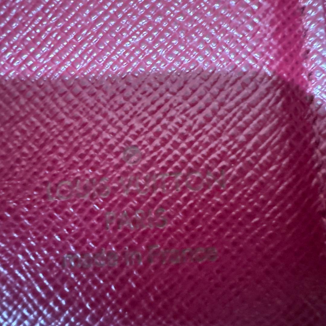 Louis Vuitton 三つ折り財布 ダークブラウン/ワインレッド