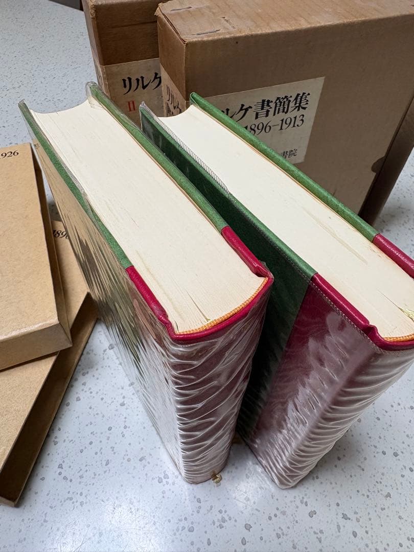 限定本 リルケ書簡集 Ⅰ・Ⅱセット 人文書院 1968年 函・輸送箱付