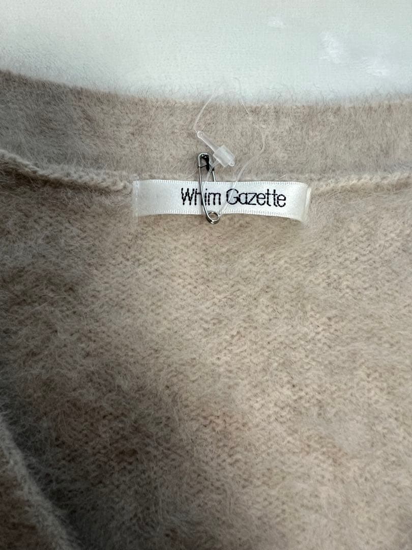 まっきー　新品　Whim Gazette FOXEY2WAYカーディガン