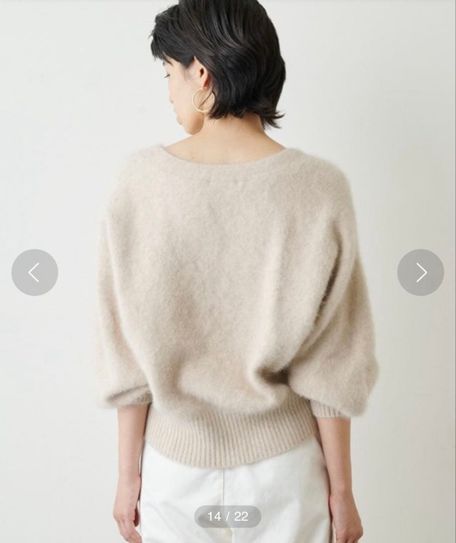 まっきー　新品　Whim Gazette FOXEY2WAYカーディガン