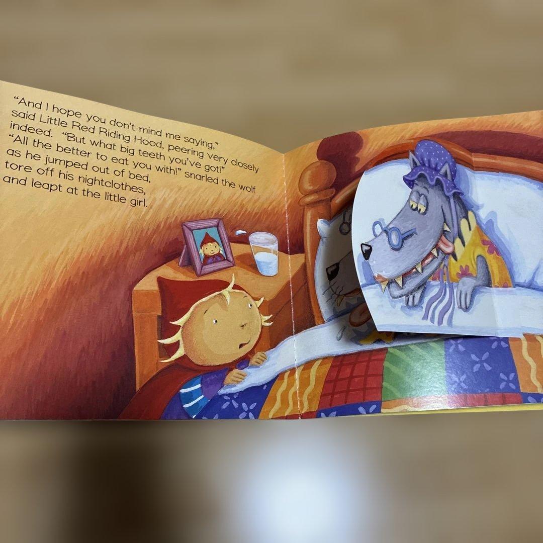 英語童話 飛び出す絵本セット：童話12冊CD12枚　日本語解説つき