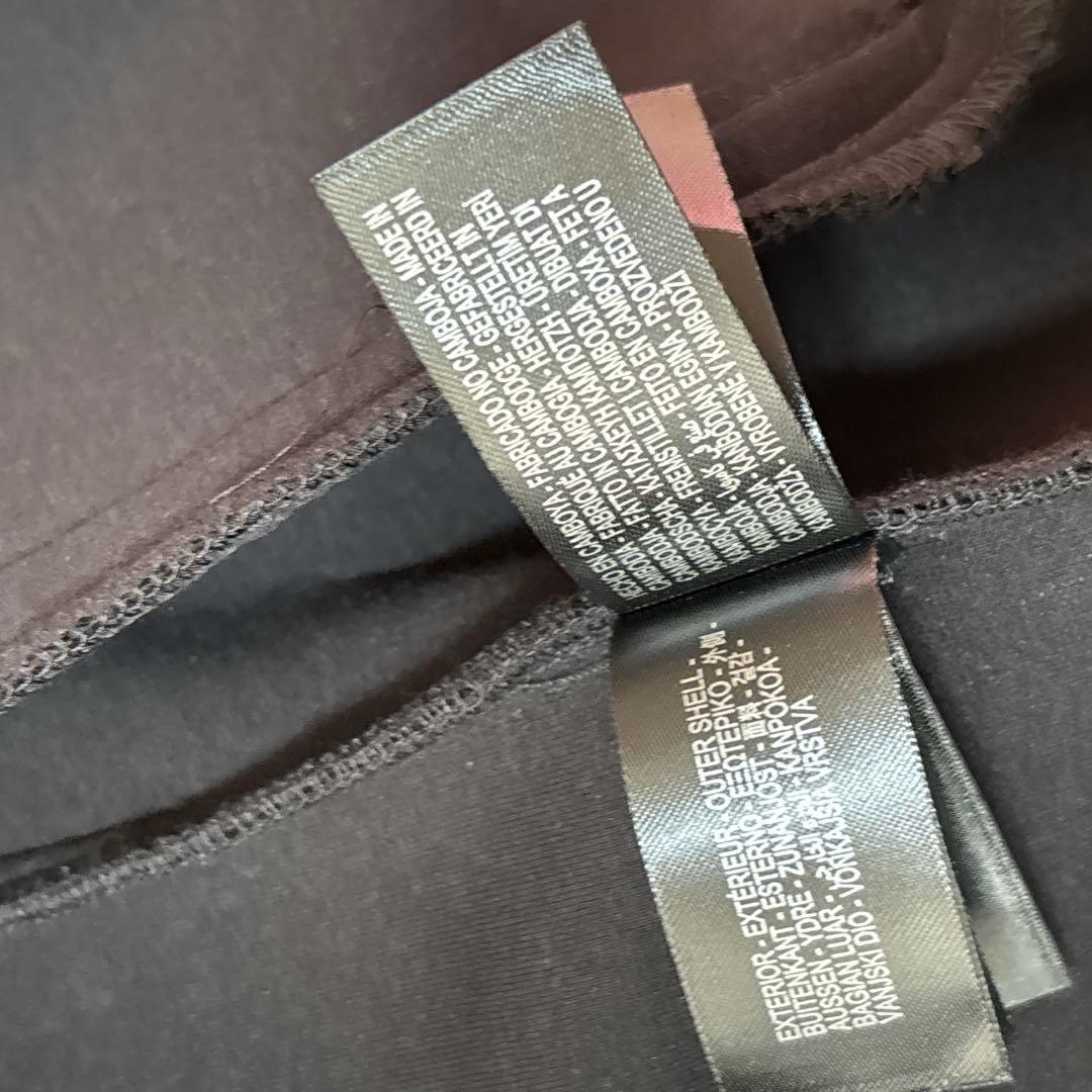 極美品　【ZARA】取り外し可能なフード付き コンビコート　L ブラック　黒