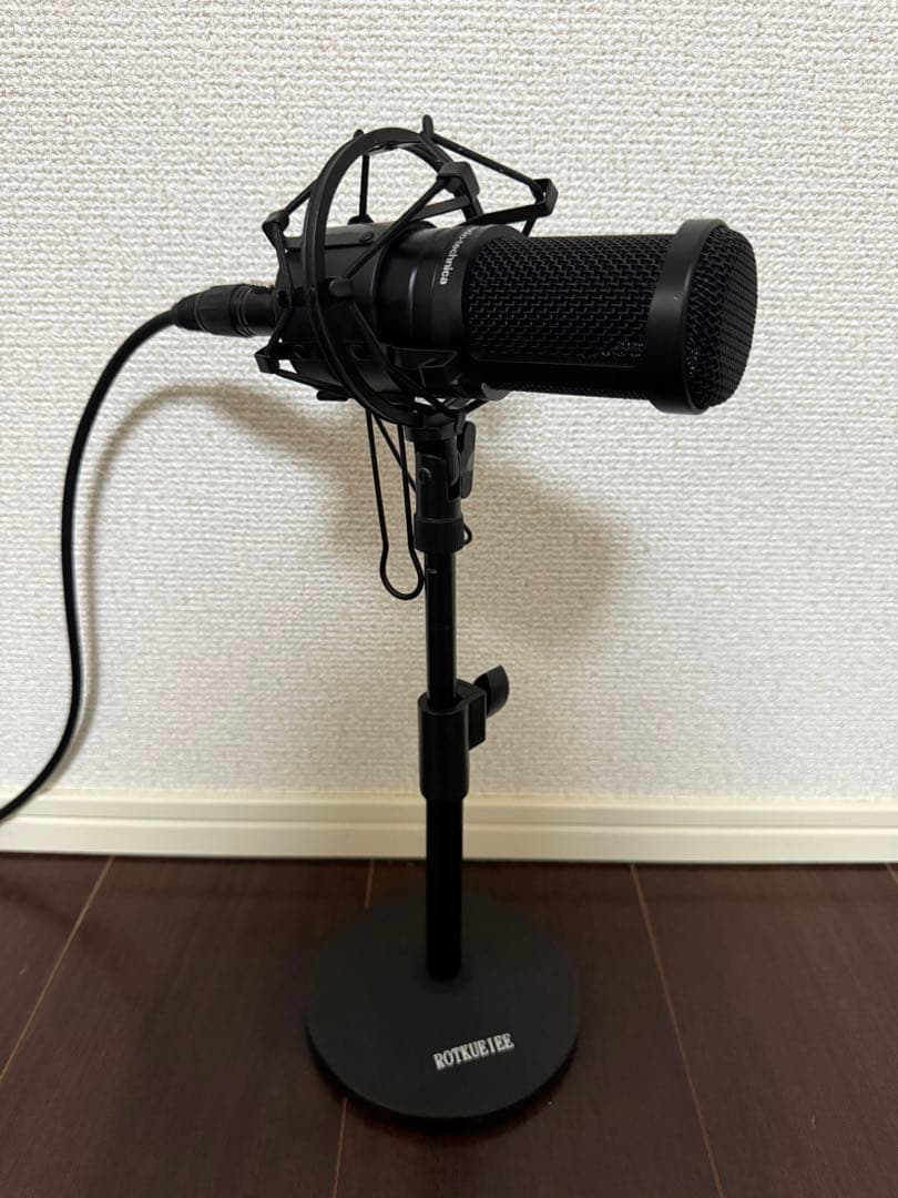 audio-technica AT2020 コンデンサーマイク　XLR ケーブル