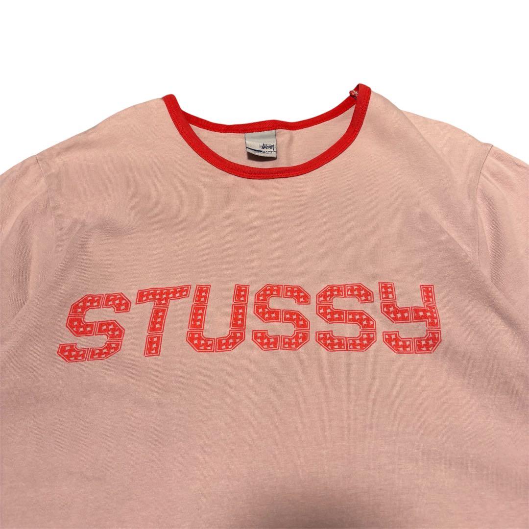 【入手困難】90s OLD STUSSY リンガーT Mサイズ オーストラリア製