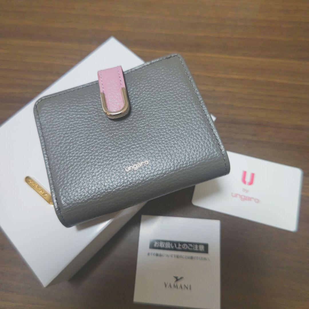 新品★U by ungaro シルヴィー L字ファスナー折り財布