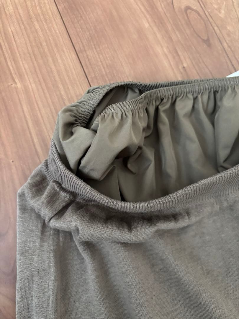 新品　plage シルク/リネン ロングスカート