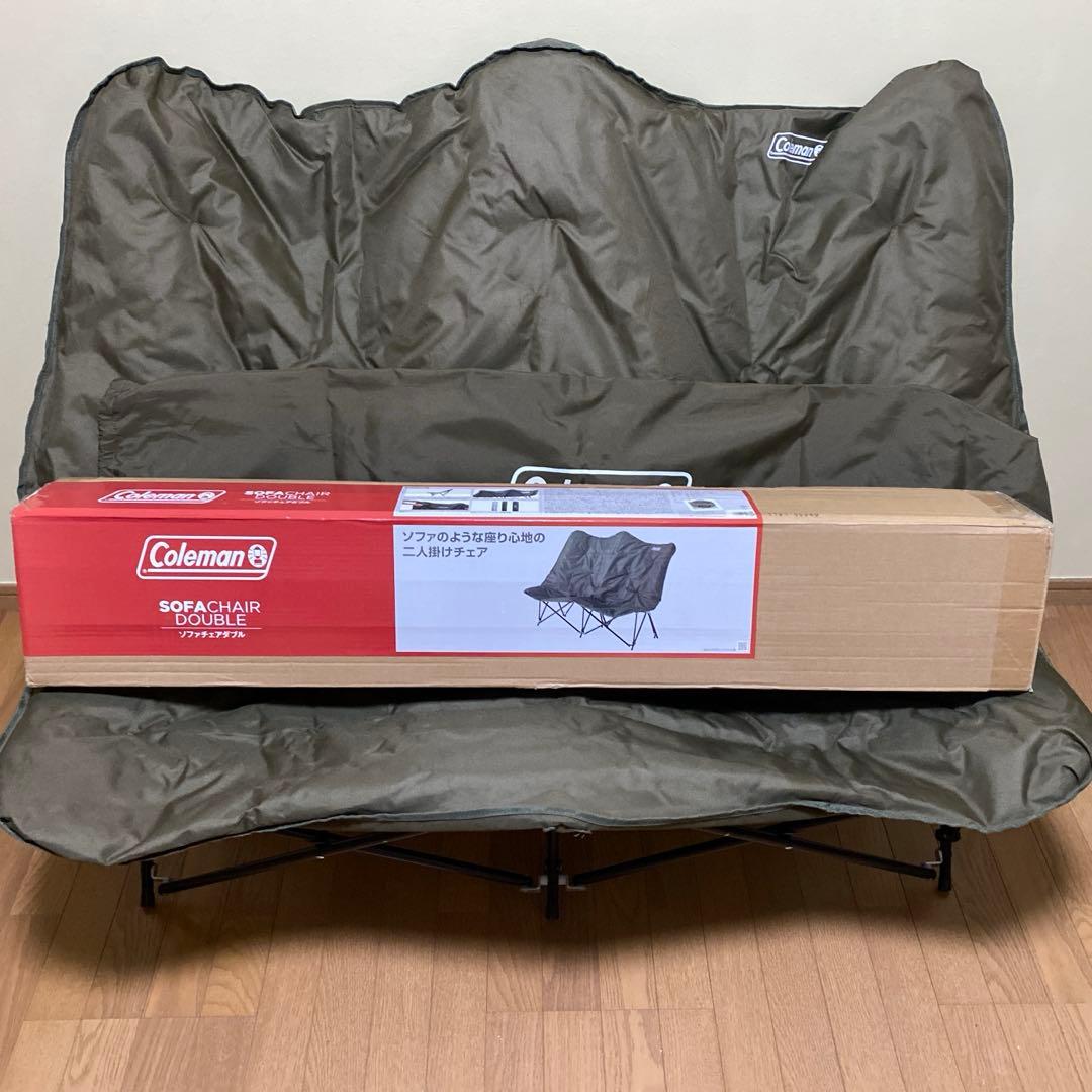 Coleman ソファチェアダブル カーキ